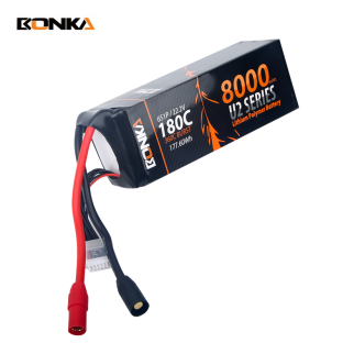 BONKA 8000mAh 180C 6S LiPo Battery for RC Helicopter